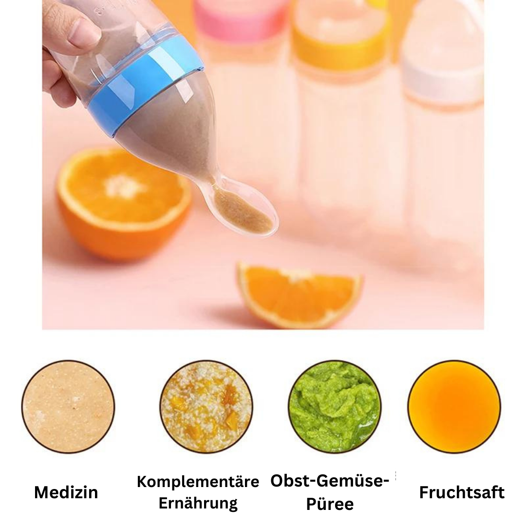 2 in1 Babylöffel – Flasche