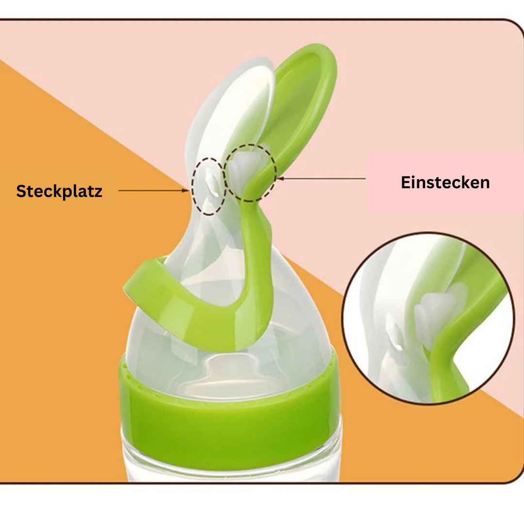 2 in1 Babylöffel – Flasche