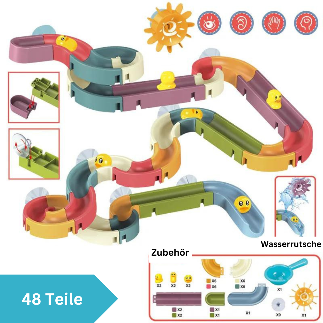 Badespielzeug DIY – Enten Rutsche