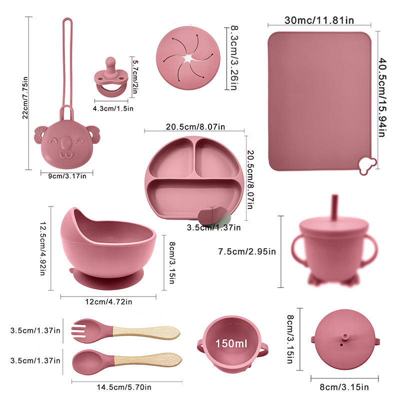 Silikon-Geschirr-Set